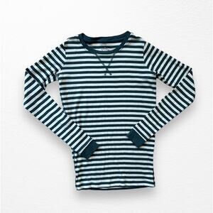 Primary Organic Striped PJ Top, Size 14